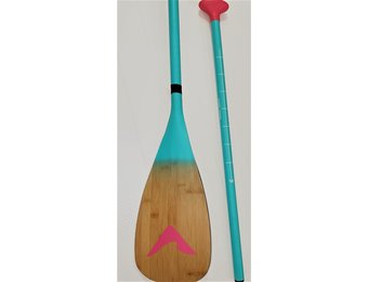 PULSE / PAGAIE AJUSTABLE CARBONE 2 PIECES (FLAMINGO) poignée rose
