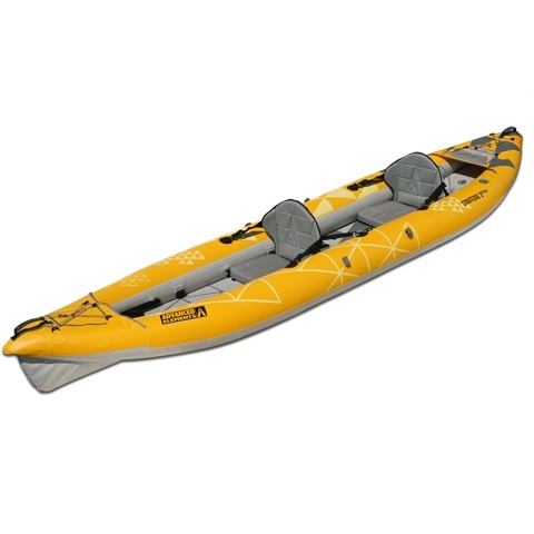 ADVANCED ELEMENTS / STRAITEDGE 2 PRO KAYAK / YELLOW-GREY