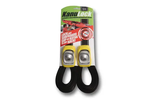 FCS / 4.0M / 13 FT KANULOCK LOCKABLE TIEDOWN SET / YELLOW