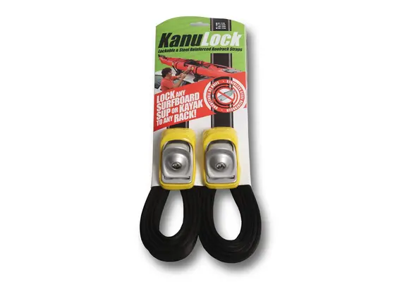 FCS / 4.0M / 13 FT KANULOCK LOCKABLE TIEDOWN SET / YELLOW