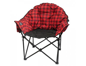 KUMA / CHAISE LAZY BEAR / ROUGE ET NOIR