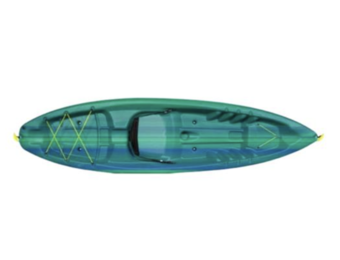 PELICAN / KAYAK SENTINEL 100/ BLEU-JAUNE / BLANC