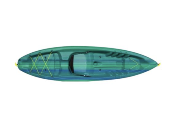 PELICAN / KAYAK SENTINEL 100/ BLEU-JAUNE / BLANC