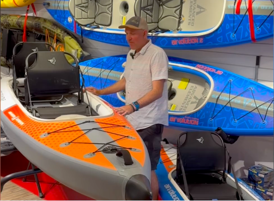 Le kayak gonflable Airvolution et Airvolution PRO