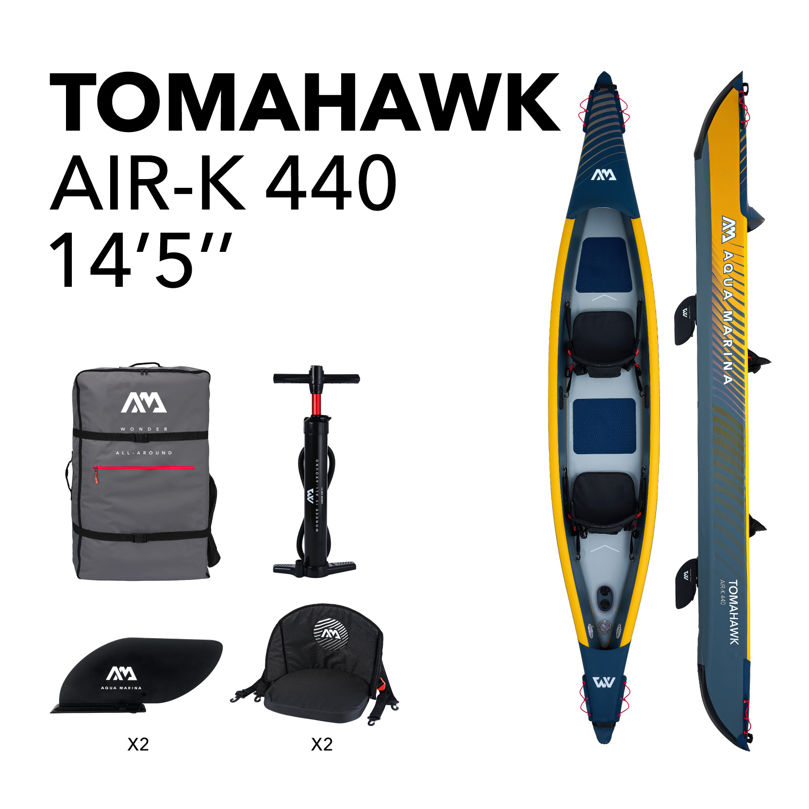 AQUA MARINA / TOMAHAWK AIR-K 440 TANDEM