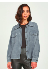 VH Burnout Cropped Shirt Jacket