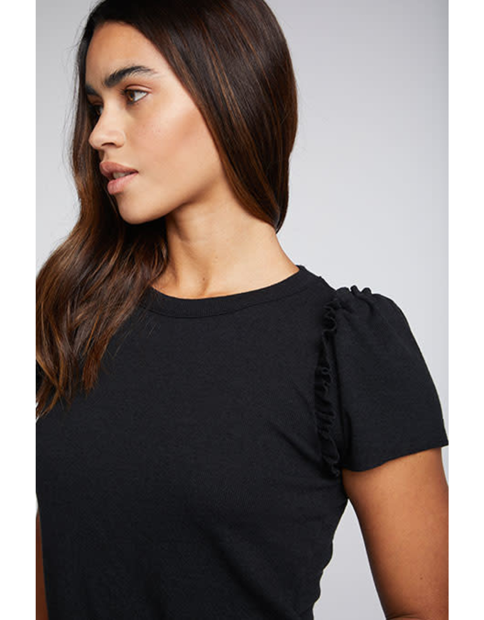 Chaser Chaser Ruffle Puff Sleeve Tee