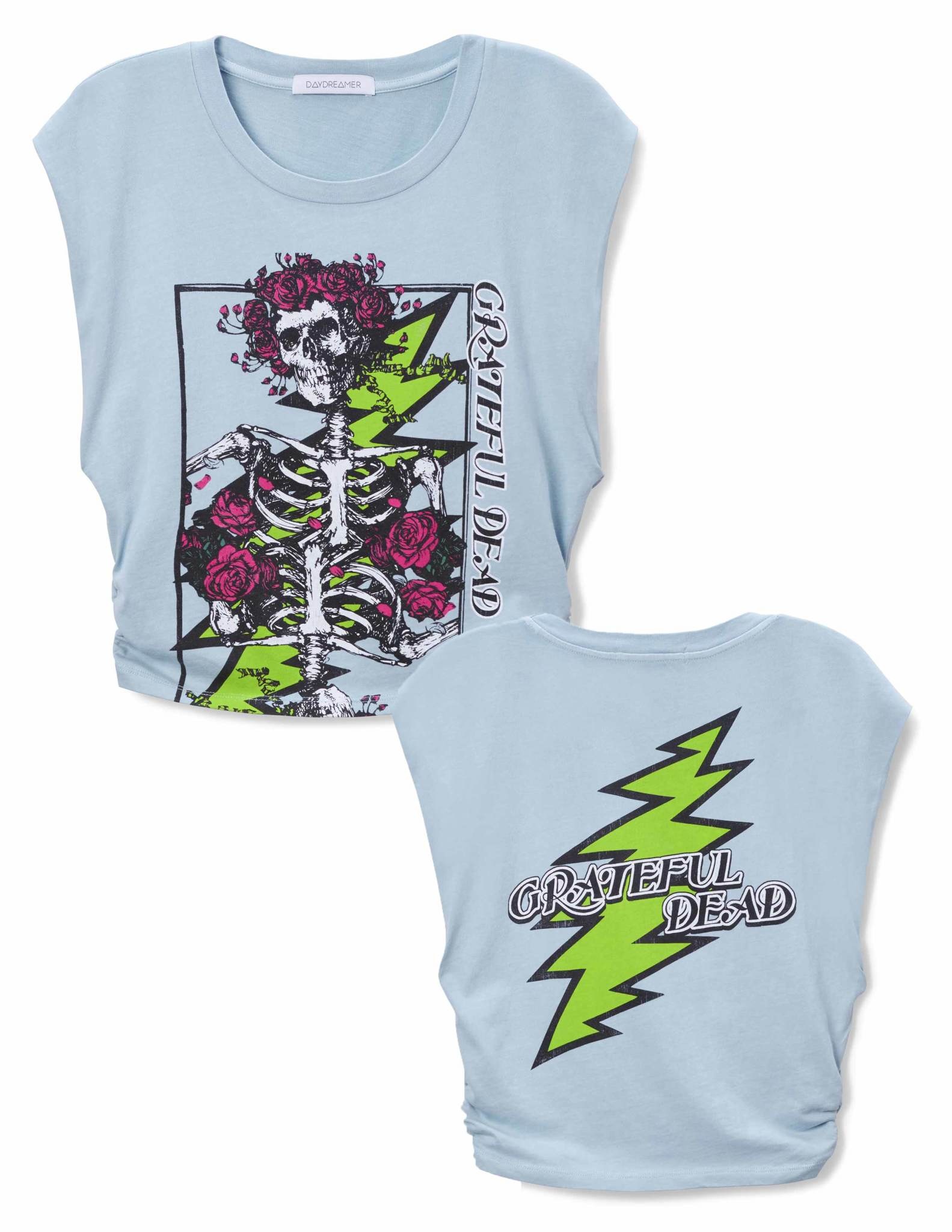 Daydreamer Grateful Dead Bertha Skull Banded Tee – Libby Story