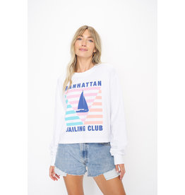 project social tee PST Manhattan Sailing Club Pull Over