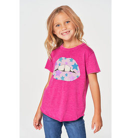 Chaser Chaser Girls Stary Lips Tee