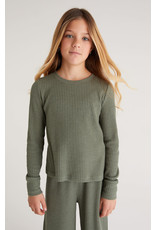 Z supply ZS Girls Orchard Waffle LS Top