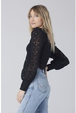 Saltwater luxe SWL Crop Lace LS Top