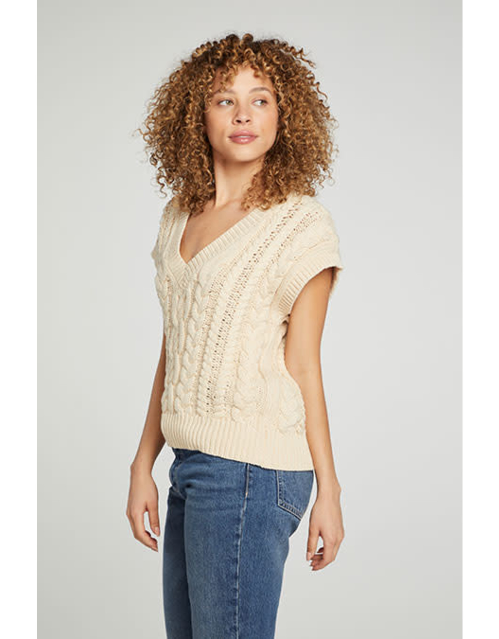 Chaser Chaser Cable Knit Sweater Vest