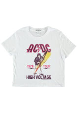 suburban riot SR Girls ACDC High Voltage Crop Tee