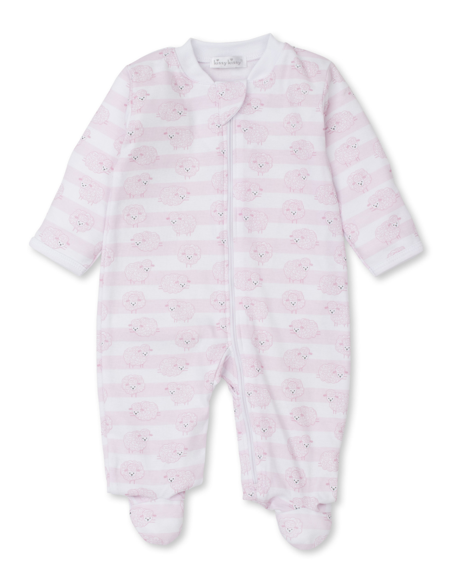 KISSY KISSY KK Zipper Footie - Lovey Lambs