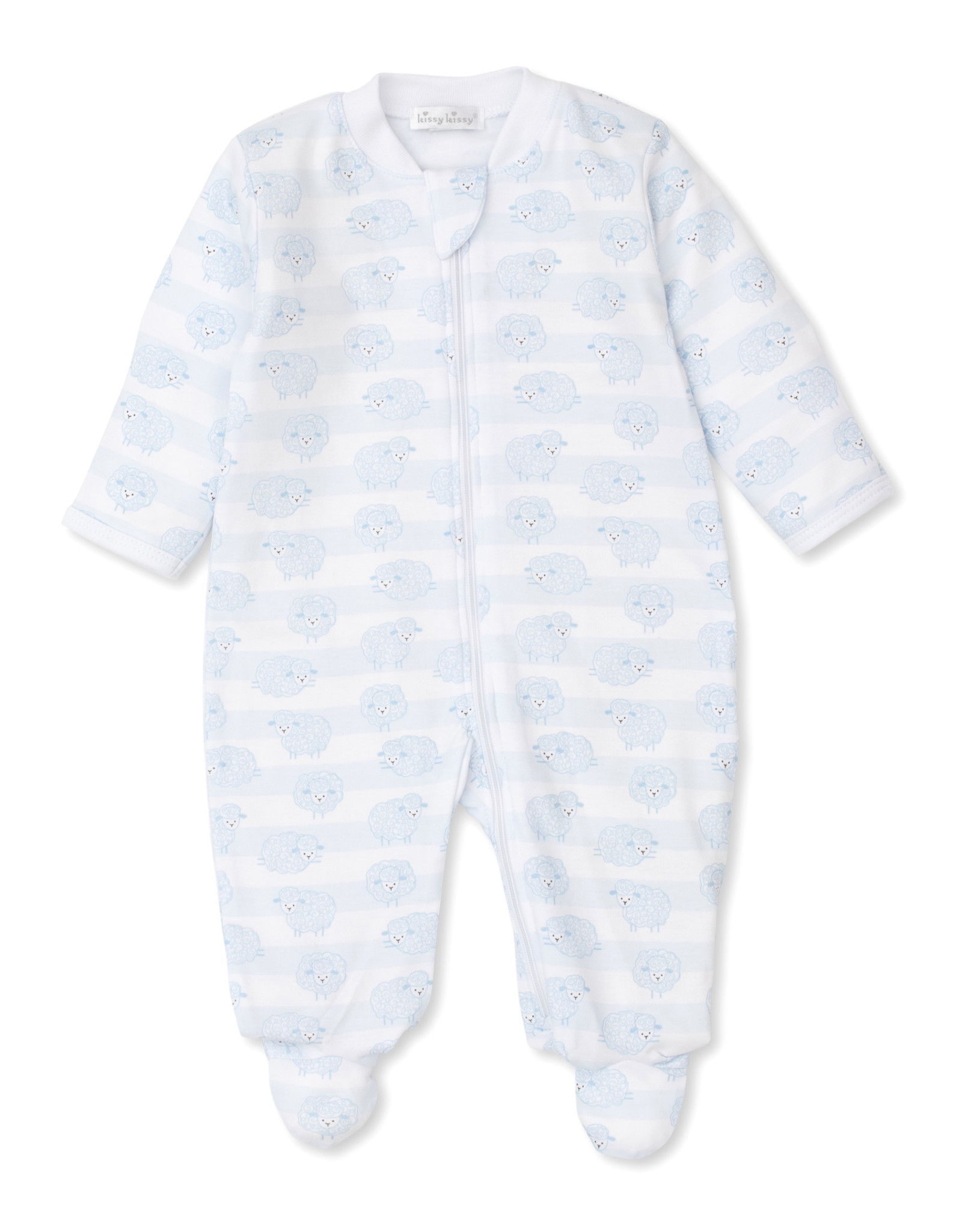 KISSY KISSY KK Zipper Footie - Lovey Lambs