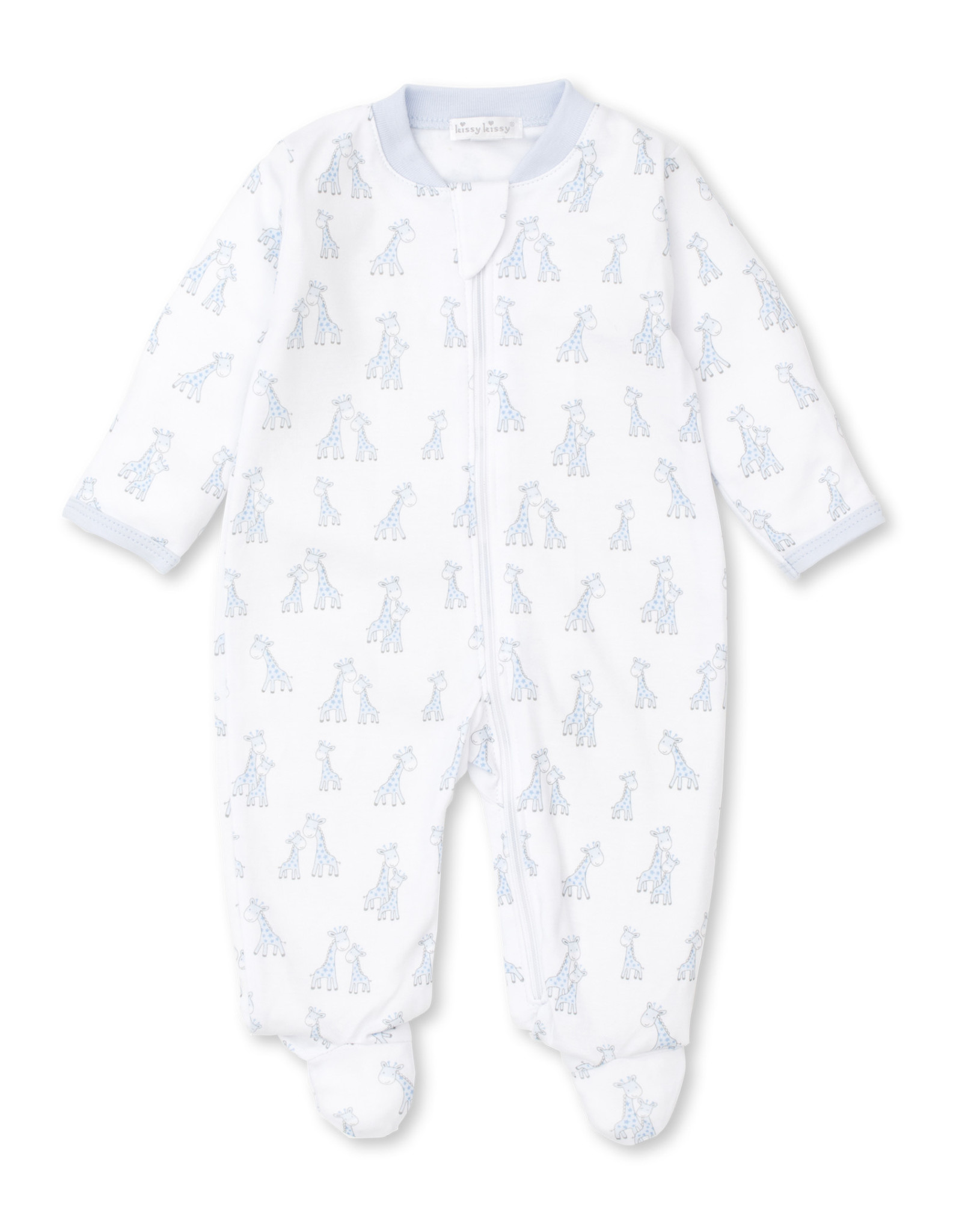 KISSY KISSY KK Zipper Footie - Giraffe Grins