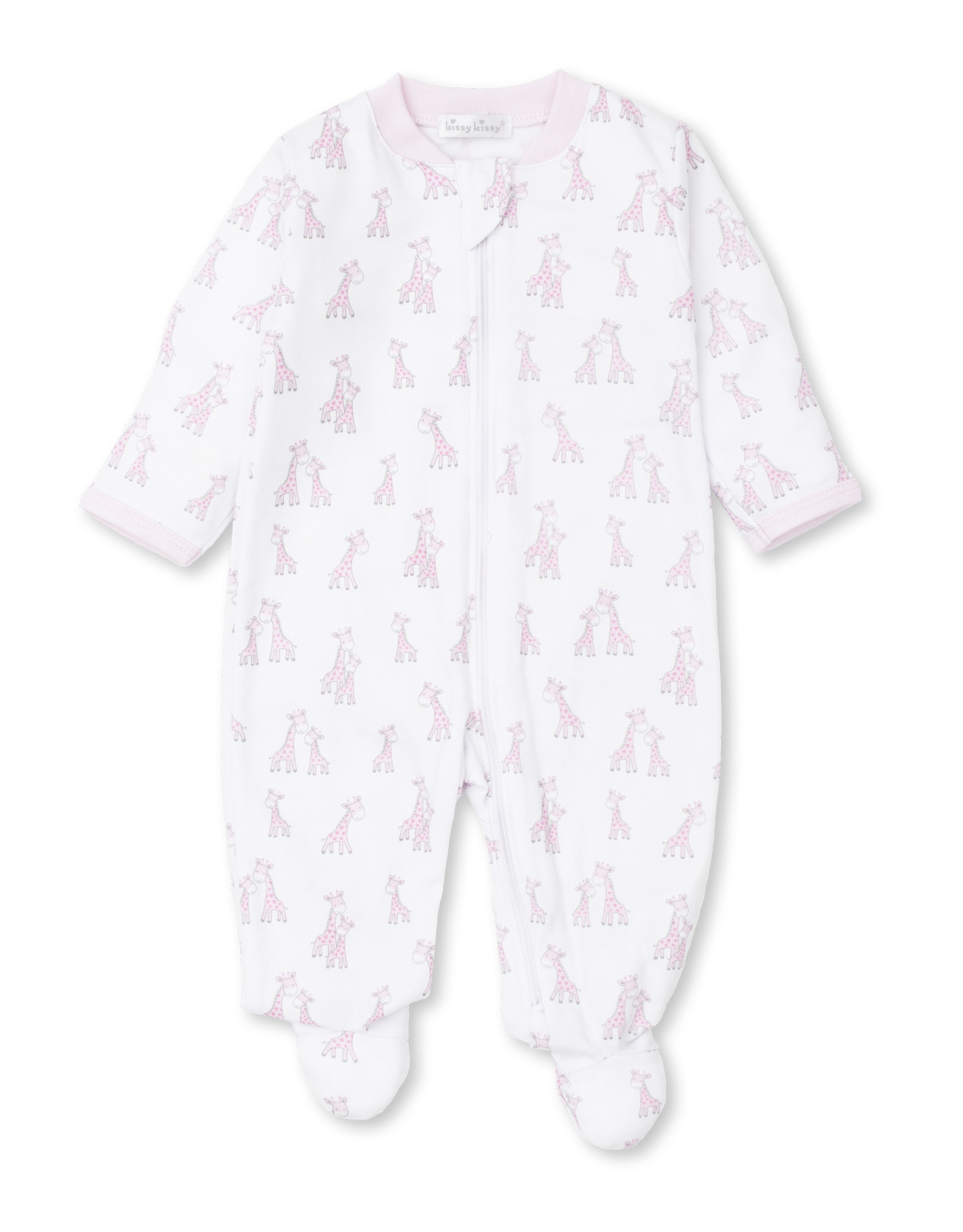 KISSY KISSY KK Zipper Footie - Giraffe Grins