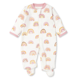 KISSY KISSY KK Zipper Footie - Under the Rnbw