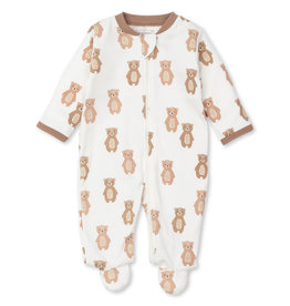KISSY KISSY KK Zipper Footie - Bear Basics