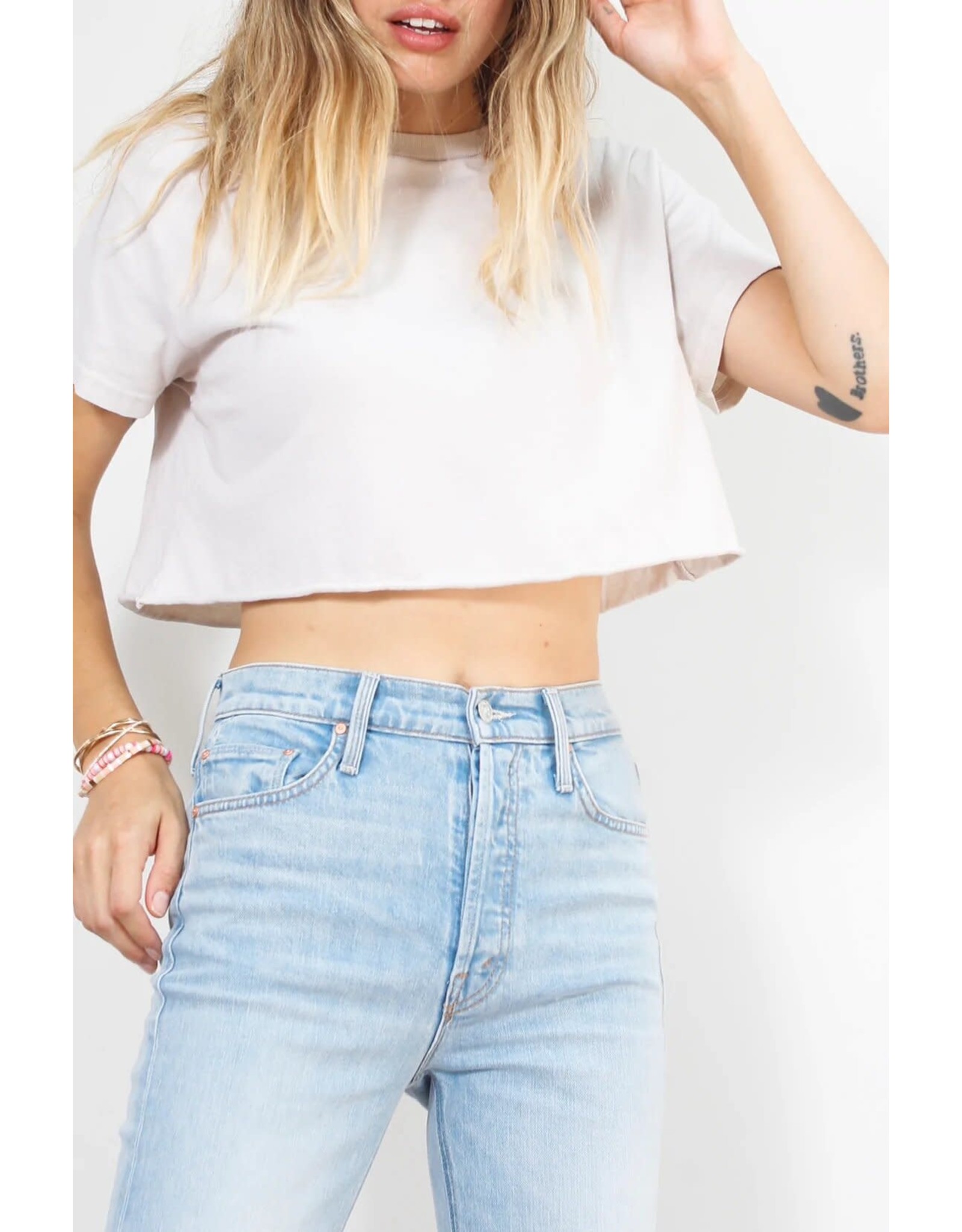PeRFECT WHITE TEE PWT Courtney Crop Tee