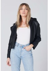 Saltwater luxe SWL Hooded Moto Jacket