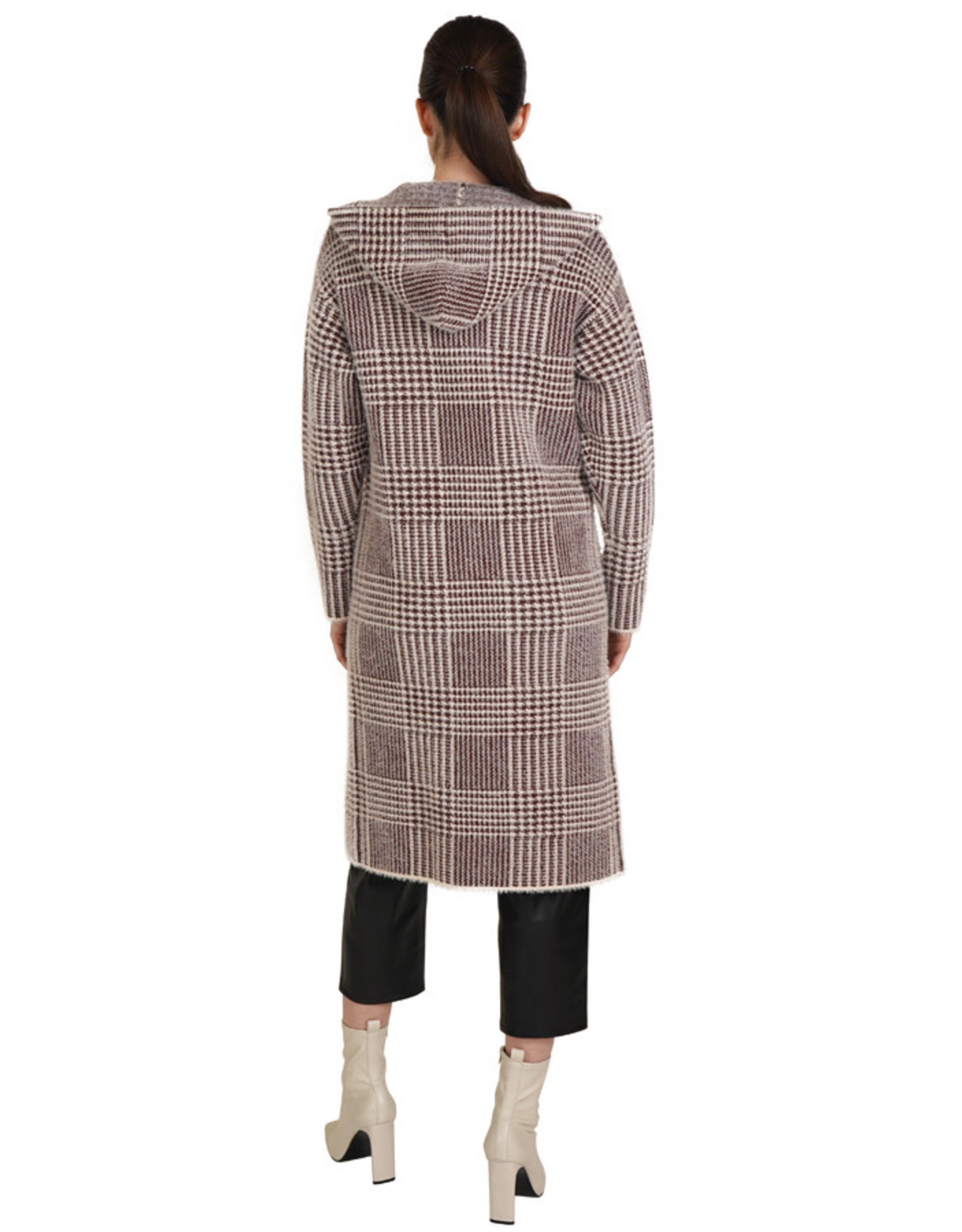 LT Checkered Hooded Coat