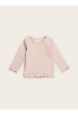 Huxbaby HXB Girls LS Rose Rib Tee