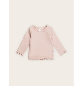 Huxbaby HXB Girls LS Rose Rib Tee