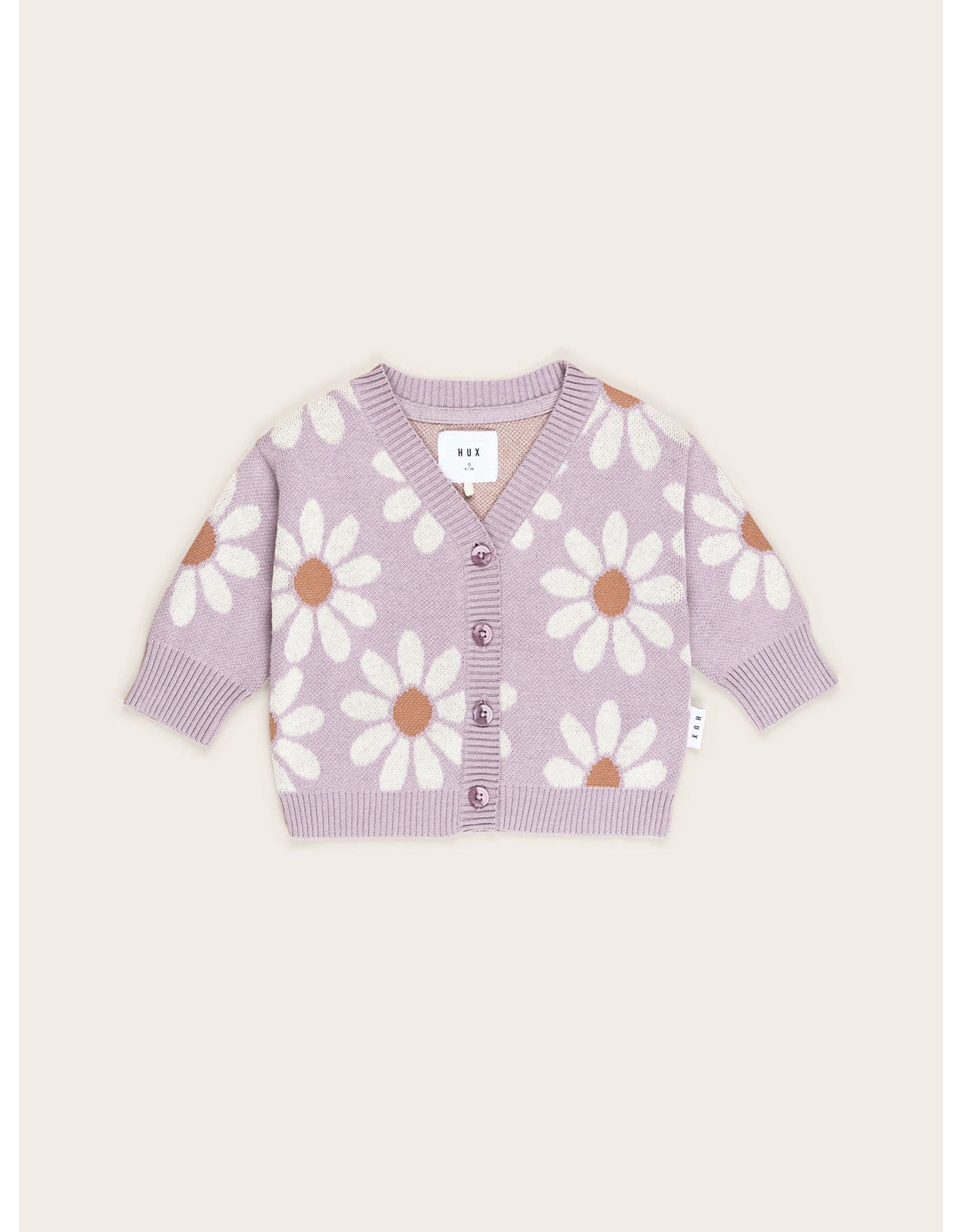 Huxbaby HXB Baby Girl Daisy Knit Cardi