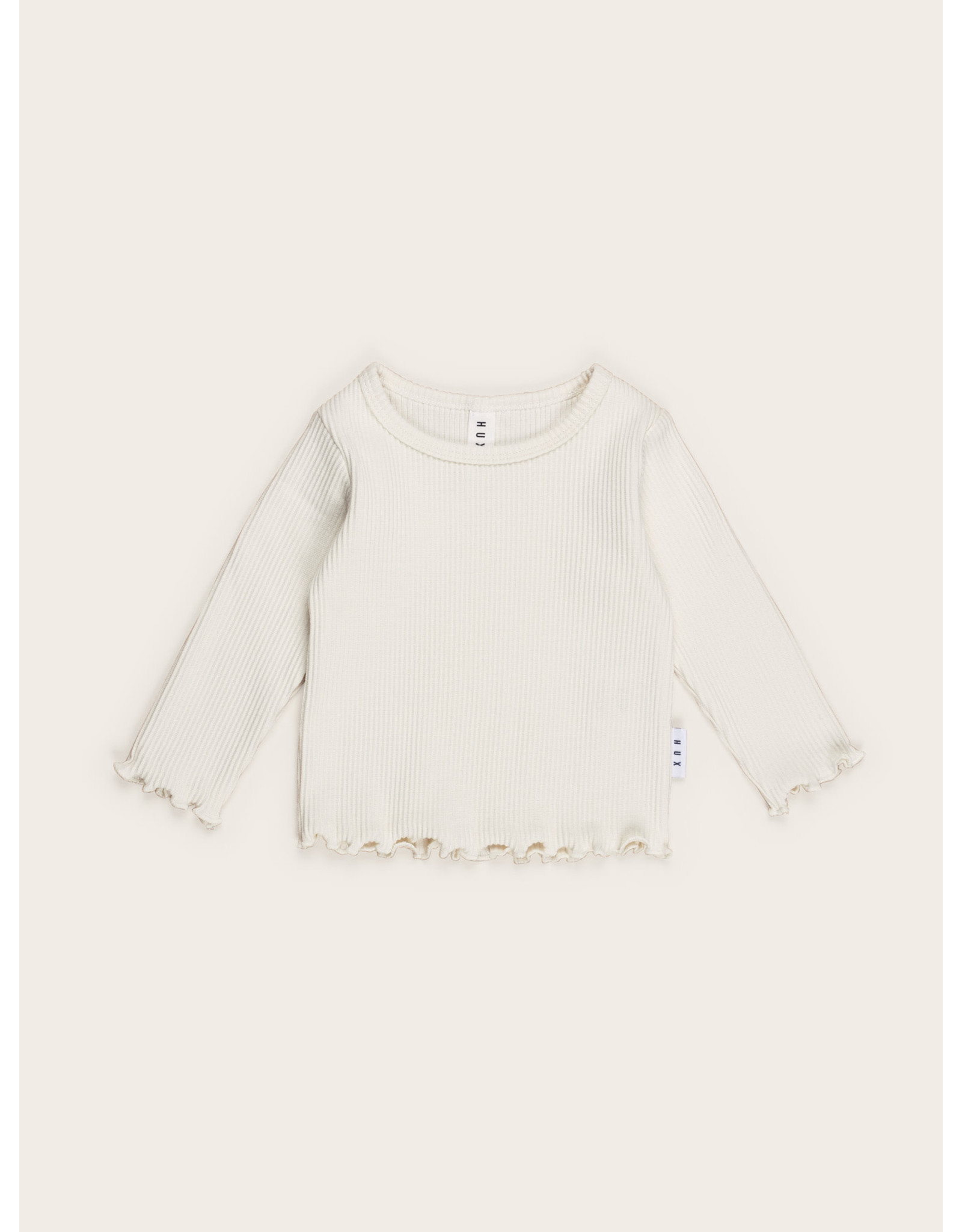 Huxbaby HXB Girls Almond Milk Rip LS Tee