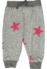 CZI Girls Pink Star Back Pocket Swtpnt