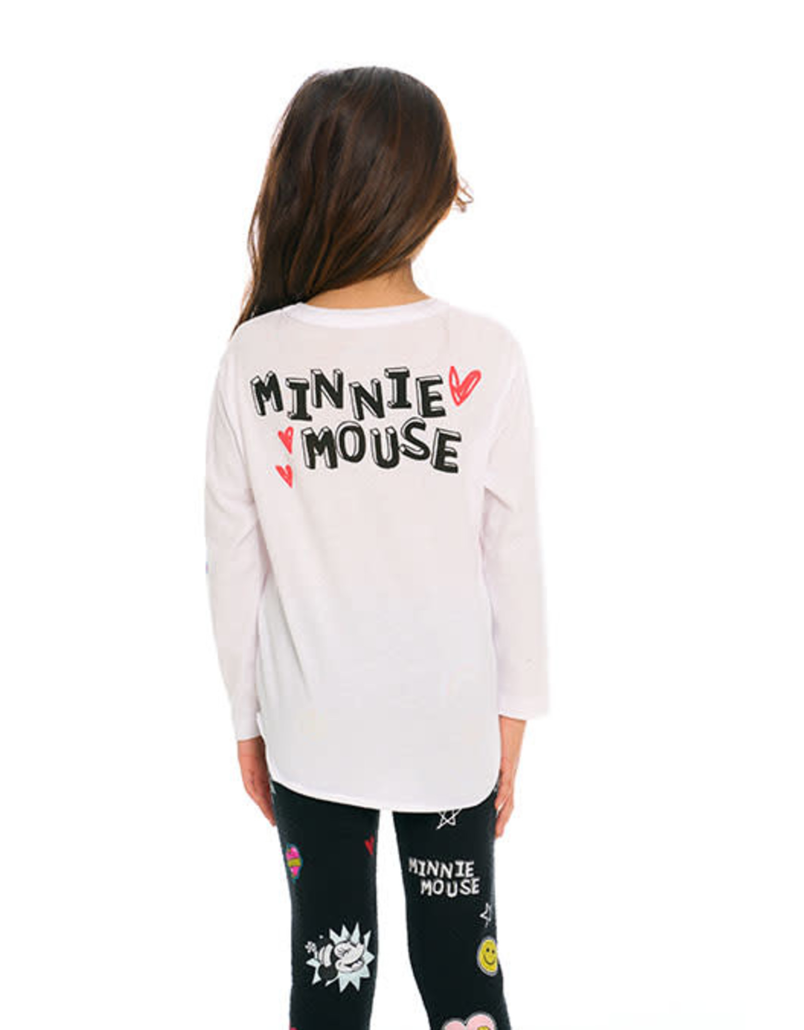 Chaser CHSR Girls Rad Minnie Mouse LS Tee