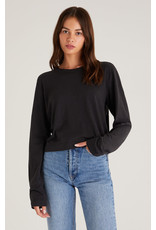 Z supply ZS Lupita Brushed Crop LS Tee