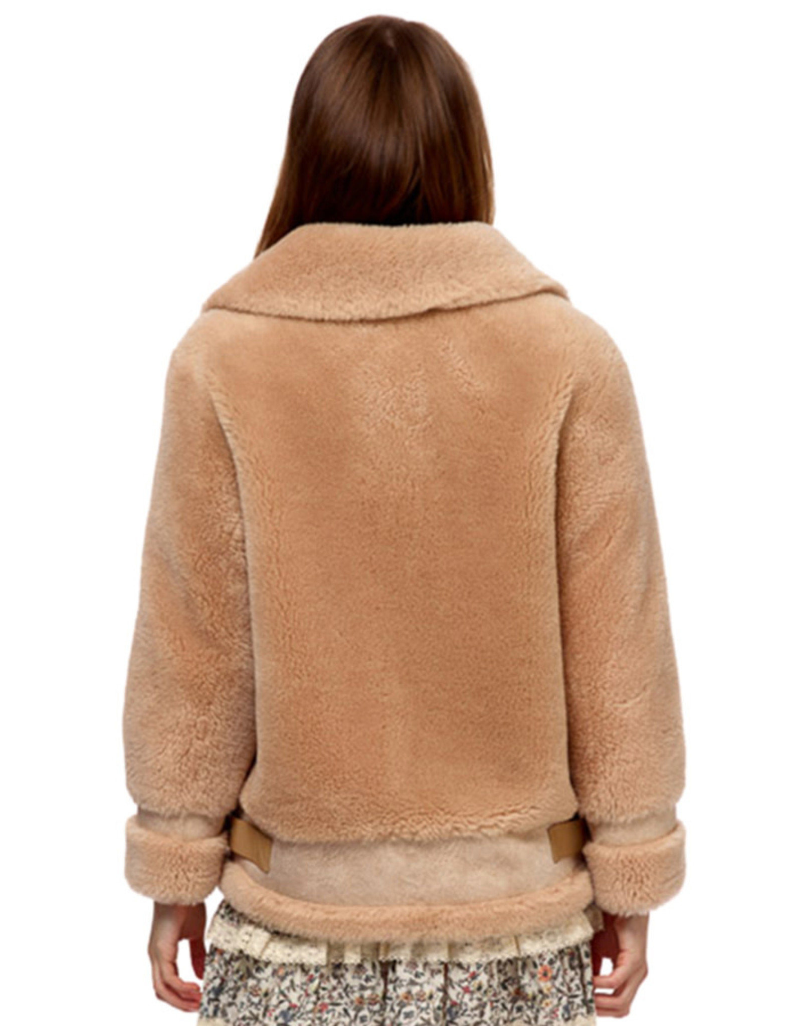 Stellah Stellah Faux Fur Boxy Coat