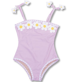 shade critters SC Girls Lavender Daisy Swimsuit