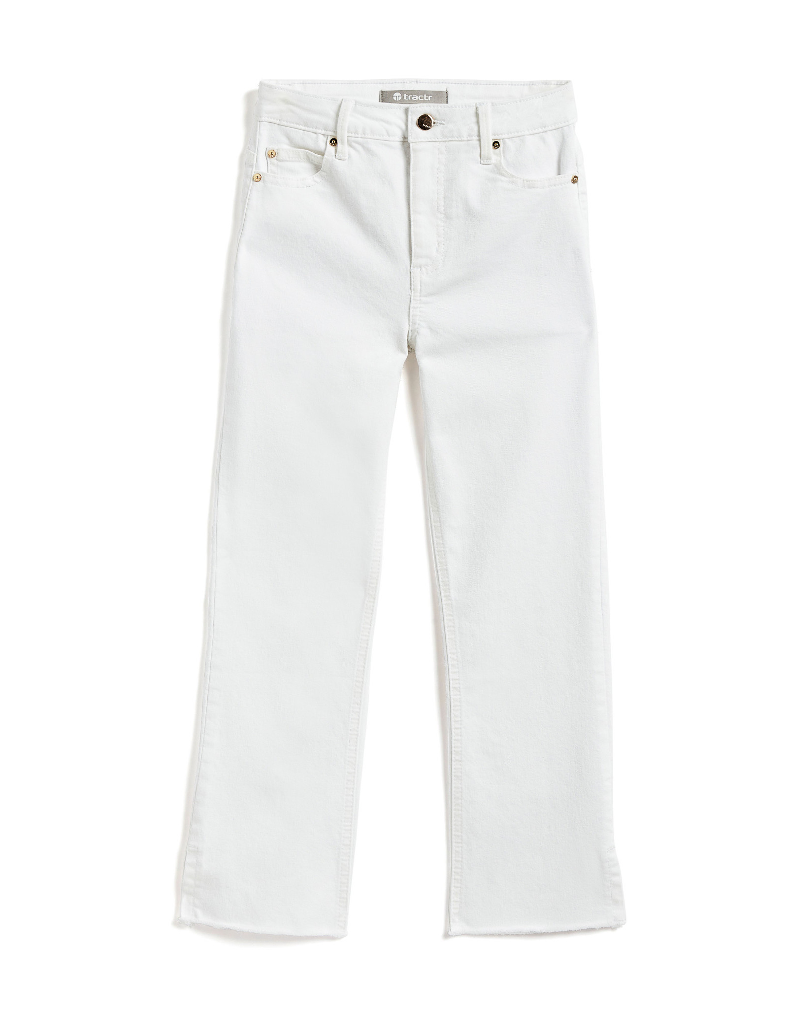 Tractr Girl's HR Crop Flare Jean