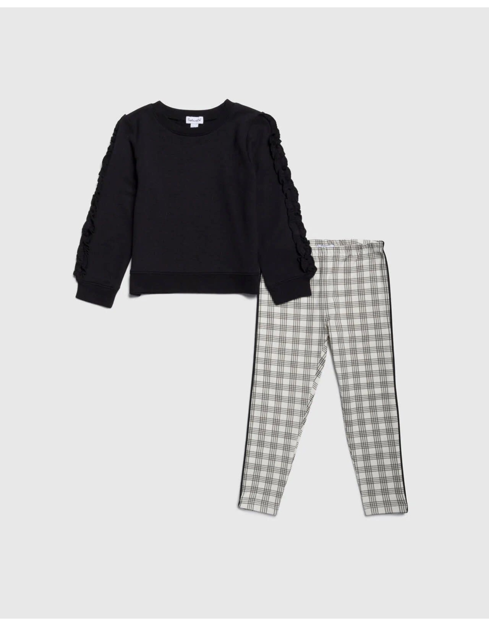 Splendid SPL Bloom Plaid Legging Set