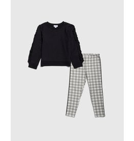 Splendid SPL Bloom Plaid Legging Set