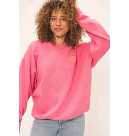 project social tee PST Heart Eyes Embroidered Sweatshirt