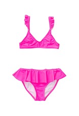 SR Girls Neon Queen Frilled Bikini