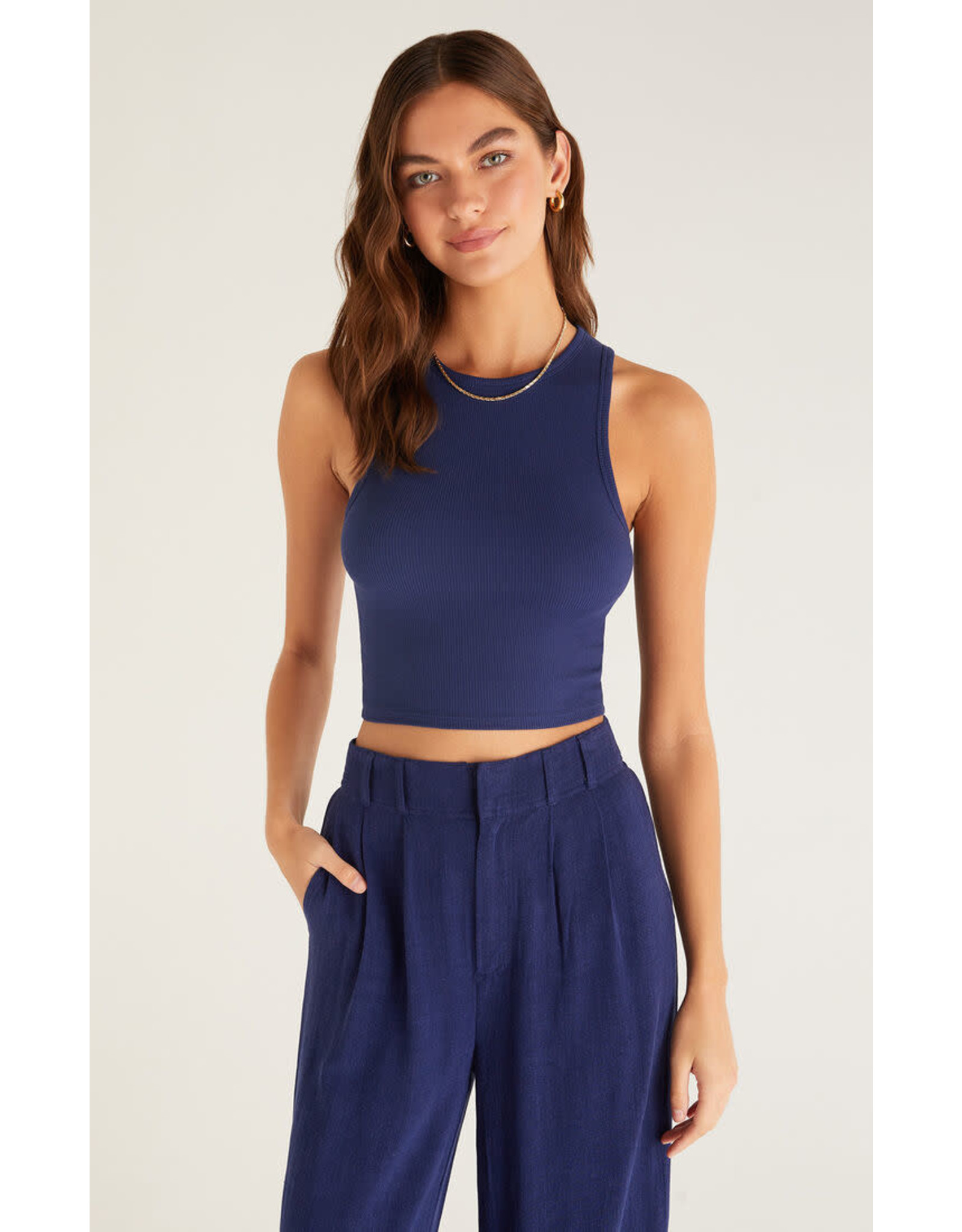 Z supply ZS Hannah Crop Rib Tank