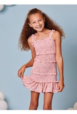 DHG Girls Ruffle Tiered Dress