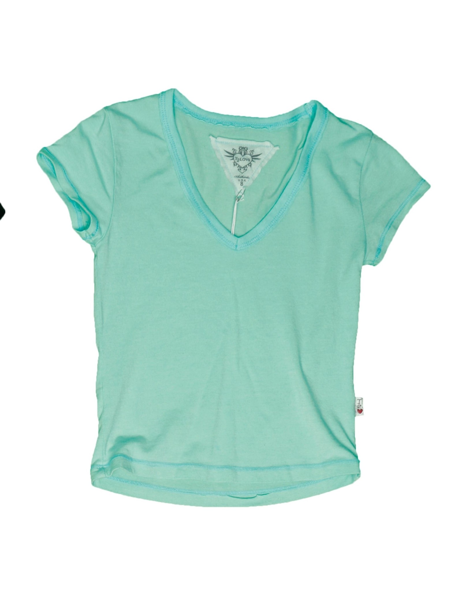 T2L Girls Cap Sleeve Vnk Tee