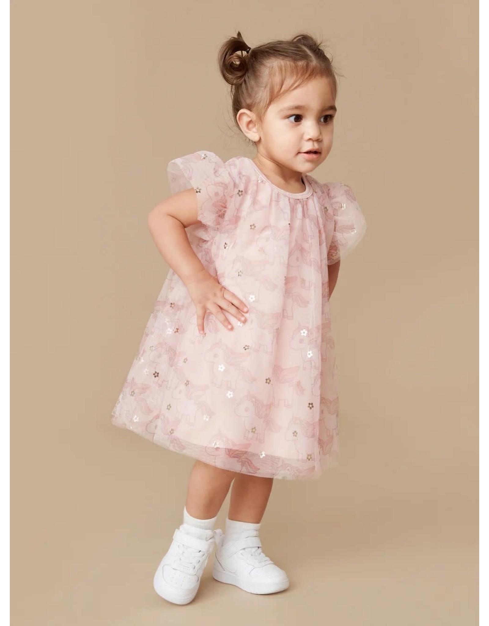 Huxbaby HXB Unicorn Flutter Dress