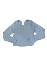 Tweenstyle TS Girls LS Notch Neck Top