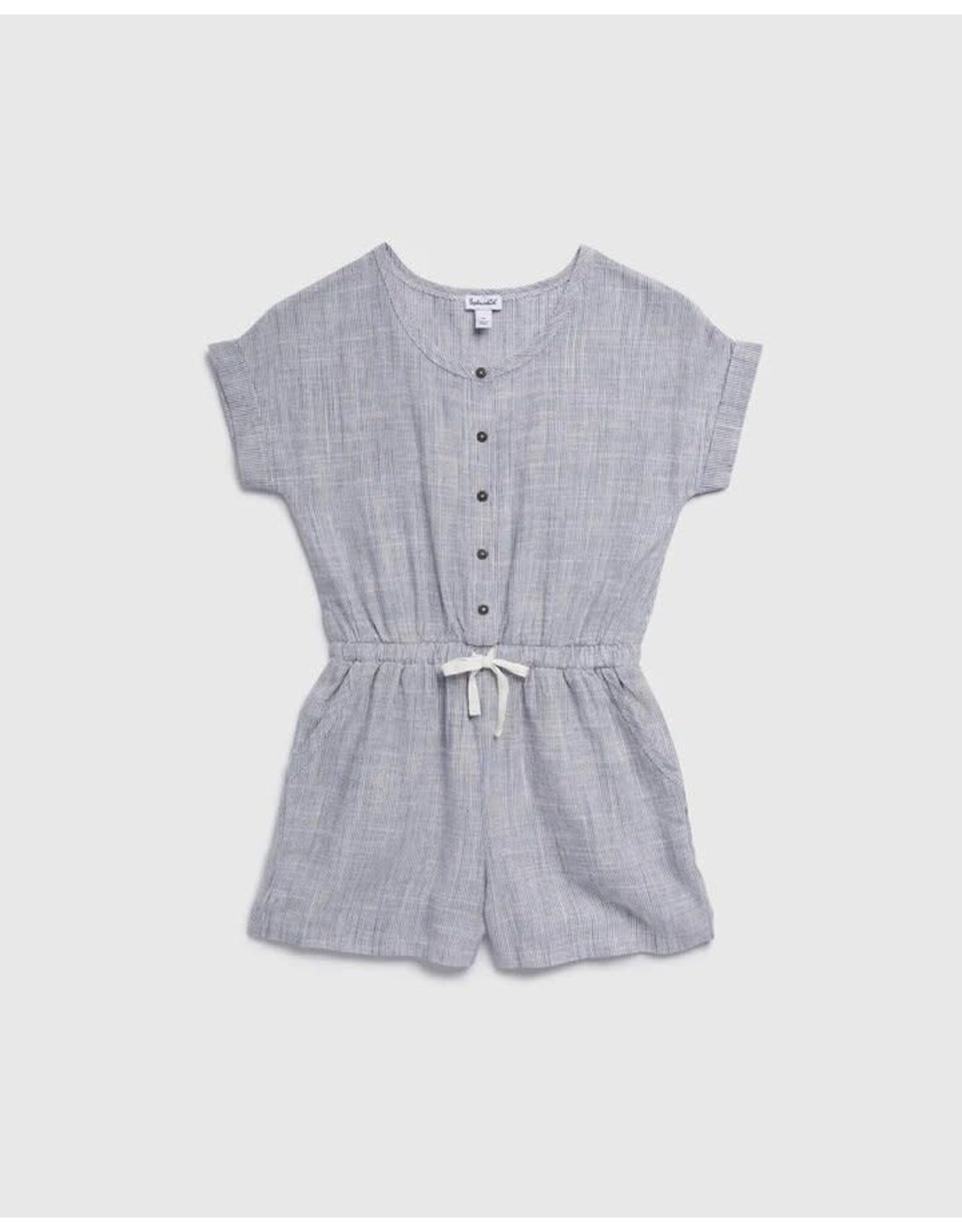 Splendid SPL Tween Girls Railroad Strp Romper