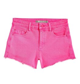tractr Tractr Brittany Fray Neon Shorts