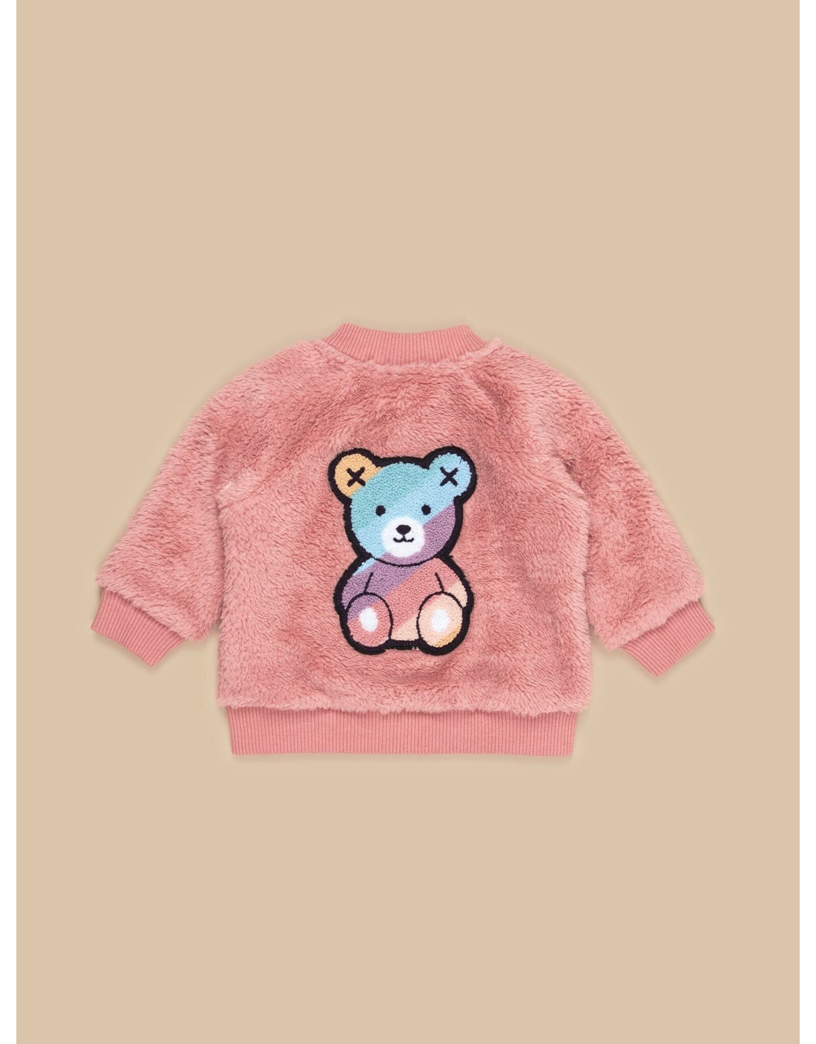 Huxbaby HXB Rainbow Bear Fur Jacket