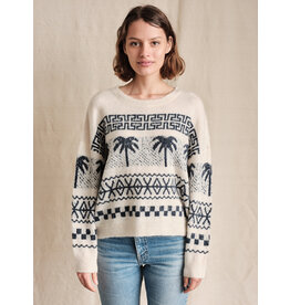 Sundry Sundry Palm Fair Isle Sweater
